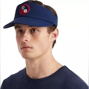G/FORE Men's Gradient Circle G's Stretch Twill Visor Golf Preppy Classic Casual